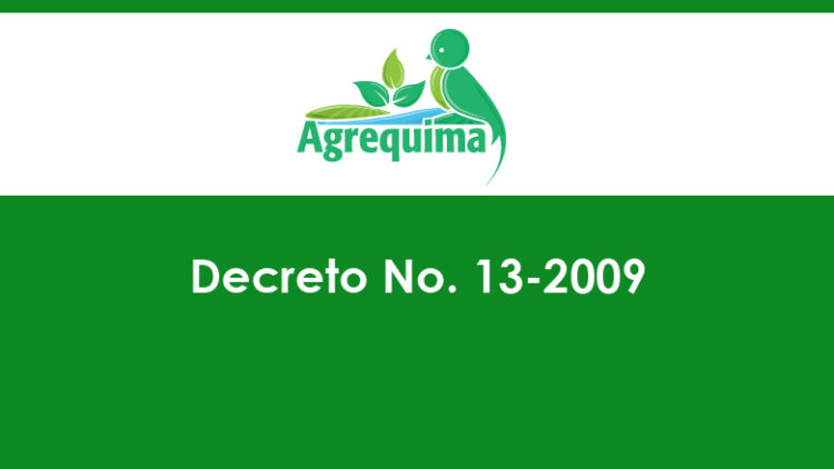 Decreto No. 13-2009